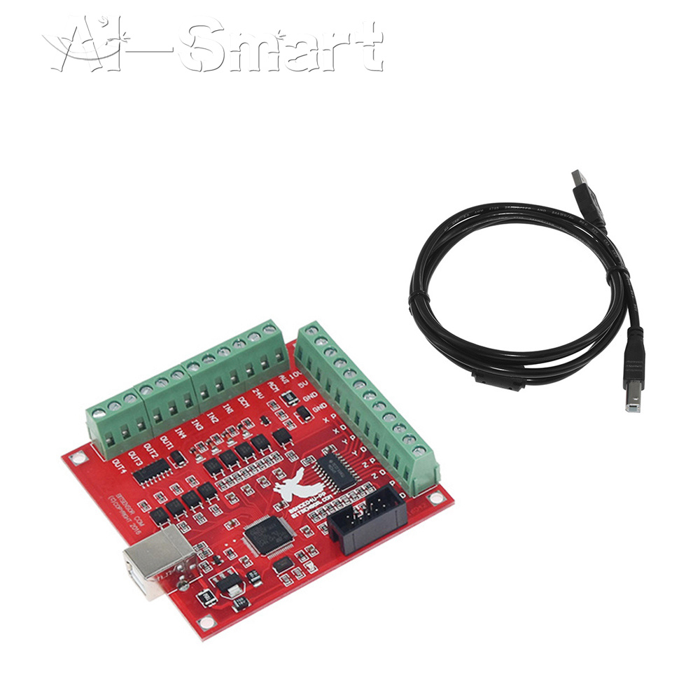 Scheda Breakout CNC 5 Assi Scheda Breakout CNC A 5 Assi Per Mach3 - Interfaccia Driver Motore Passo-passo, USB Breakout Board USB Per CNC