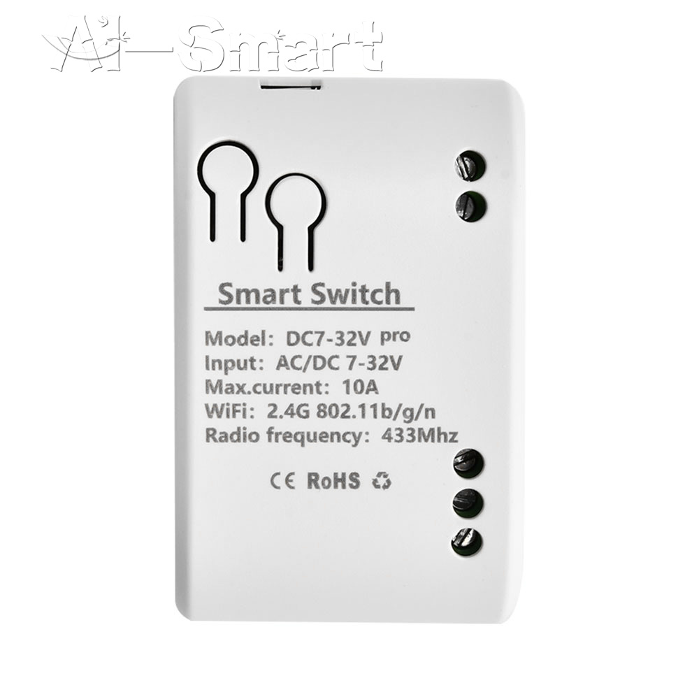 Modulo Rel&egrave; WiFi 4 Canali, Interruttore Wireless Intelligente DC 5V/7-32V Con APP, Ritardo Programmabile