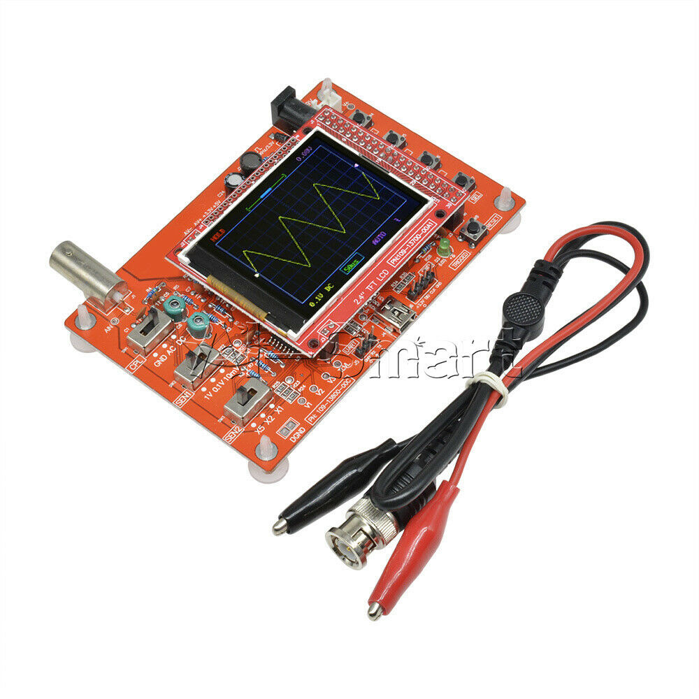 DollaTek DIY KIT Open Source 2.4 TFT 1Msps digital oscilloscope kit with DIY parts probe 13803K (SMD pre-welded