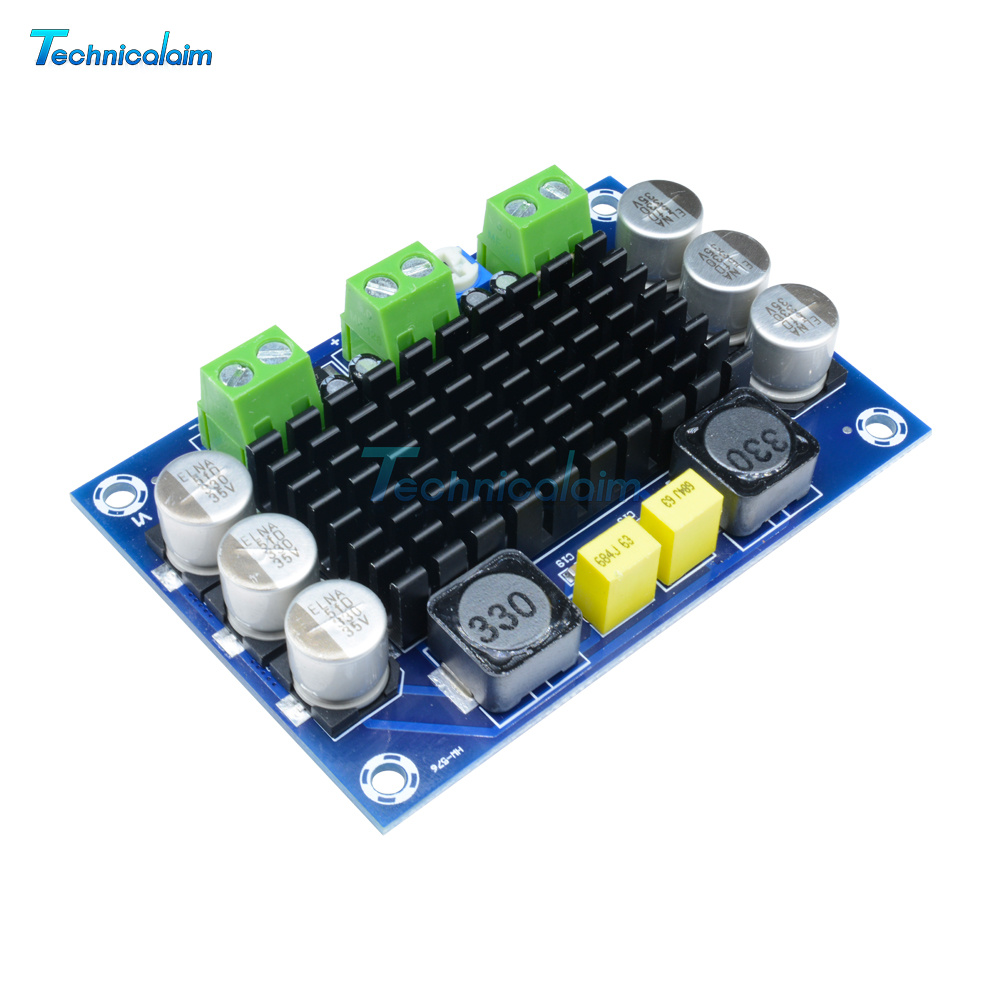 thumbnail image 2 of Diymore DC 12V-24V 2 Channel TPA3116 Digital Audio Amplifier Board TPA3116D2 Subwoofer Speaker Power Amplifier With 2*50W 100W 2 of 9