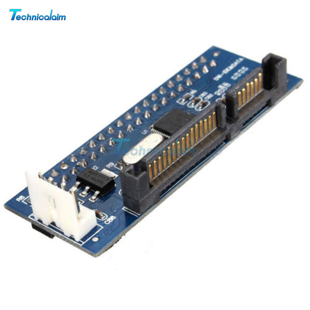 40Pin IDE Female To SATA 22Pin Male Adapter ATA To Serial SATA Card Converter SF
