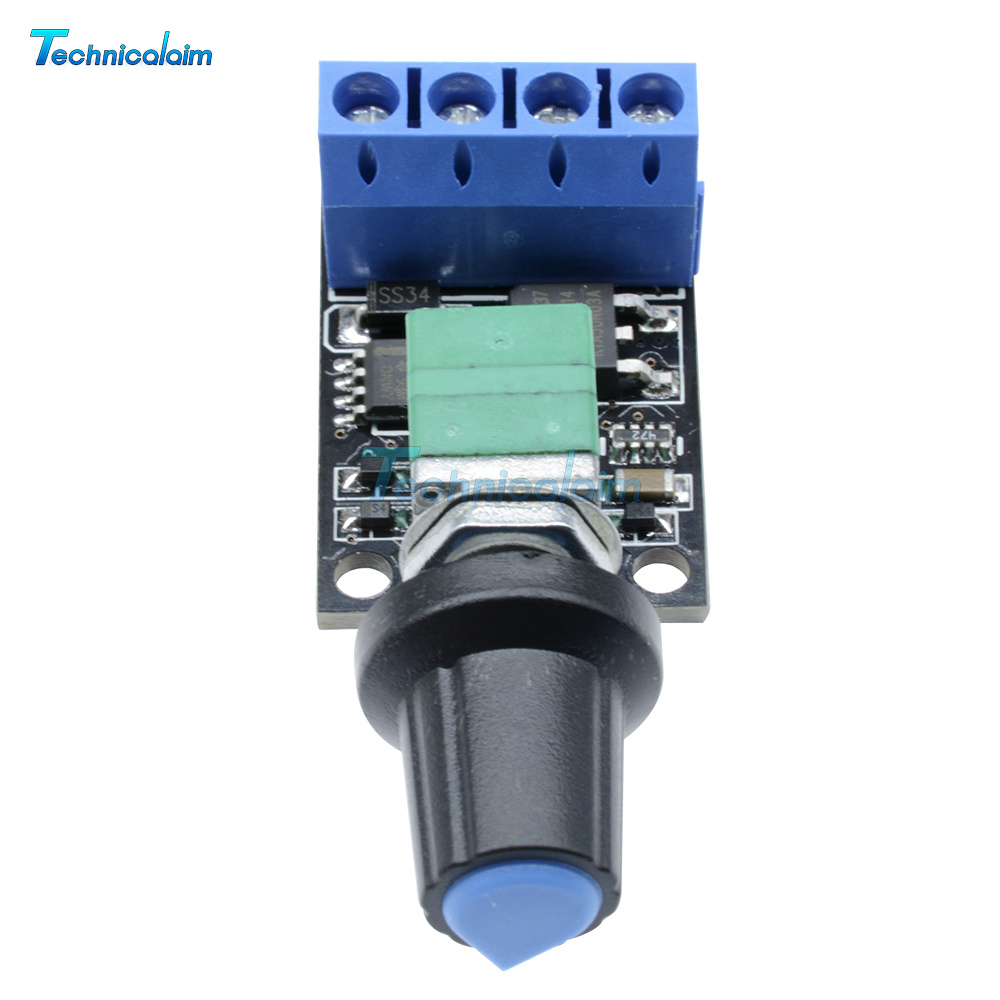 Mini 5A/10A Motor PWM Speed Controller 3V/4.5V-35V Control Switch LED ...