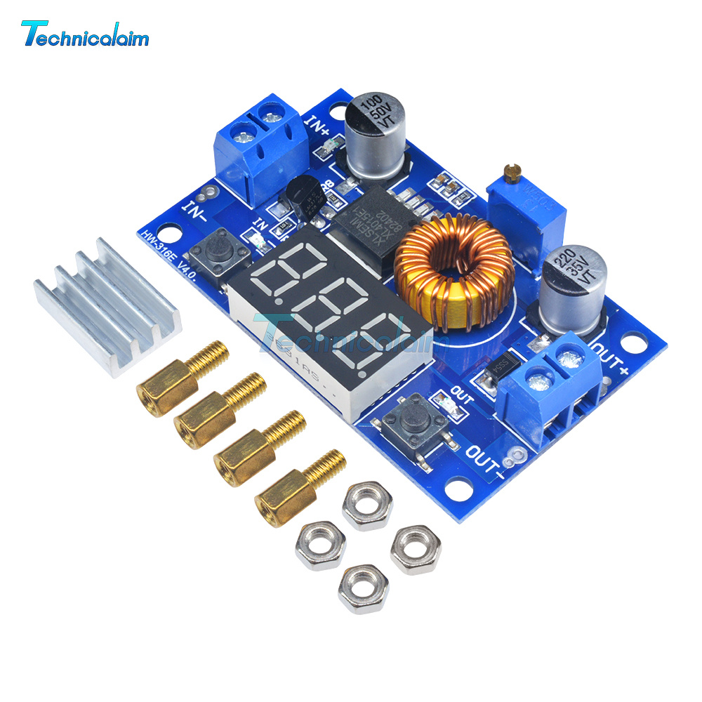 5A 75W DC DC Step down Converter Spannungswandler mit LED Voltmeter