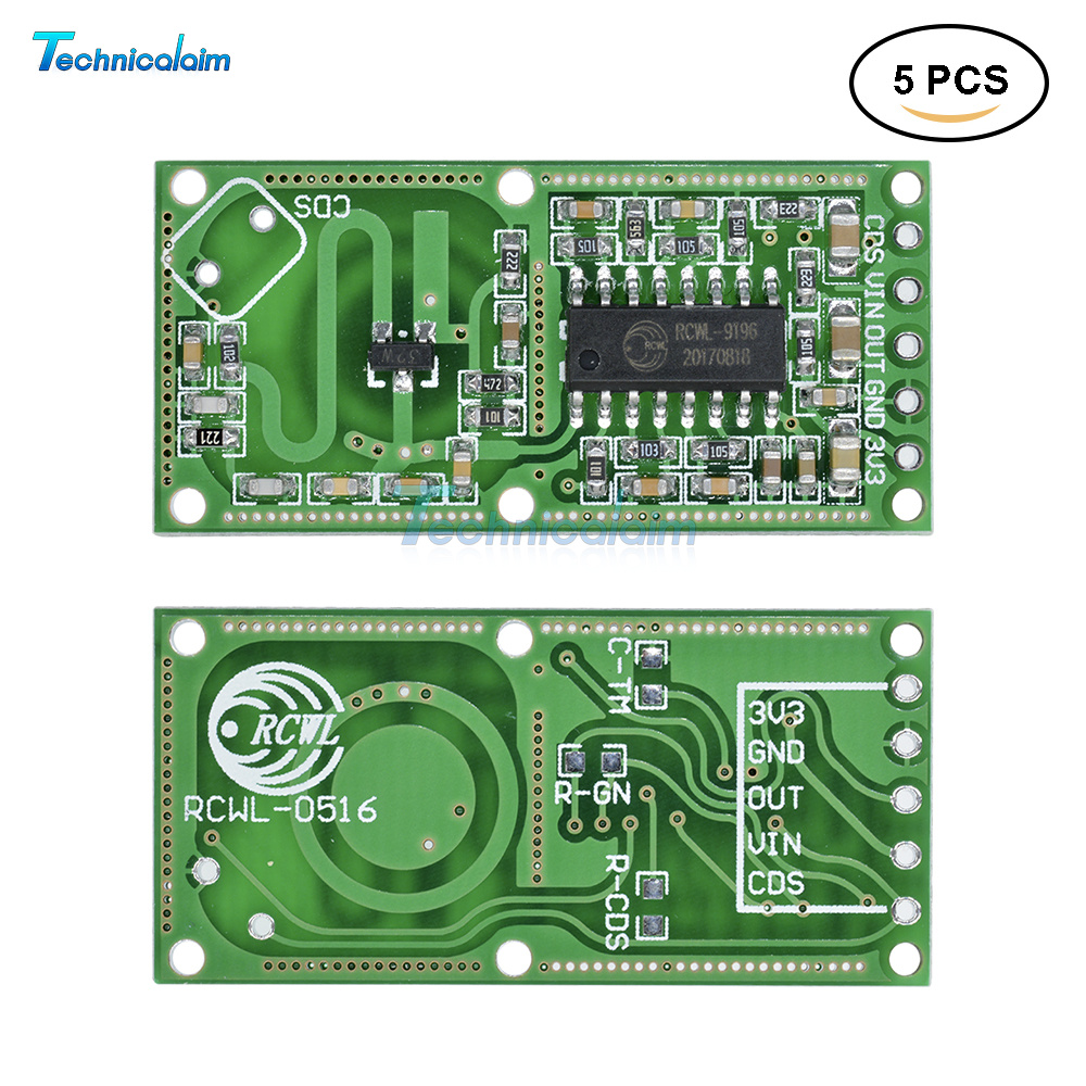 RCWL-0516 Bewegungsmelder Radar Sensor Mikrowelle Induction Arduino Raspberry Pi