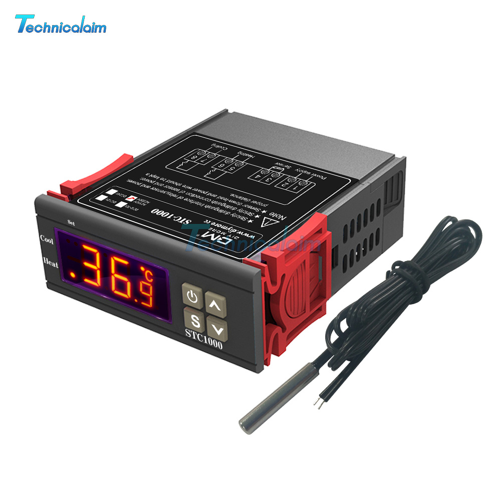 220V STC1000 AllPurpose Temperature Controller Thermostat Aquarium w