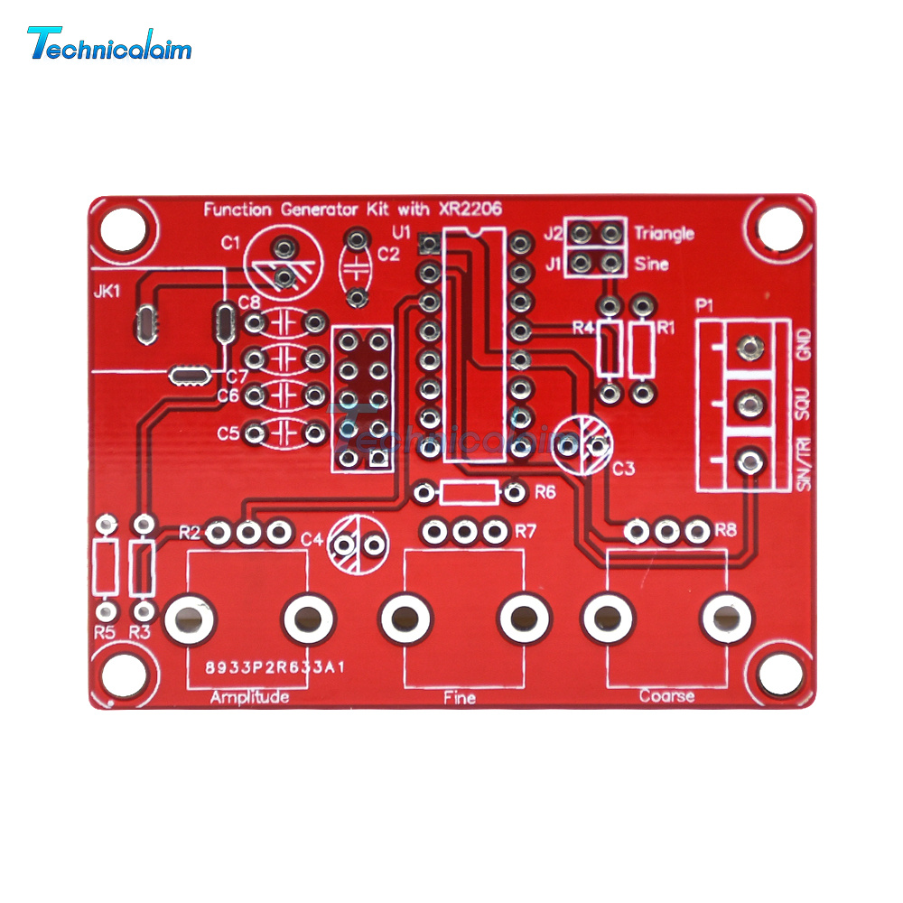 thumbnail image 2 of Triangle Generator Xr2206 XR2206 Function Signal Generator Kit - 1Hz-1MHz Frequency Module With Sine/Triangle/Square Output Sine Triangle Square Wave Generator Kit 2 of 14