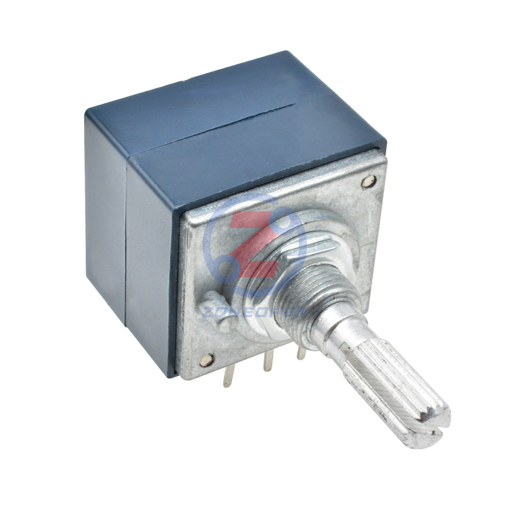 Potenziometro Audio 27 Tipo Per Amplificatore Potenziometro ALPS Stype 100KA Log Audio Stereo - 27 Tipo, Con Manopola Rigata, 1 Pezzo Pot Per Amplificatore Chitarra - Foto 9