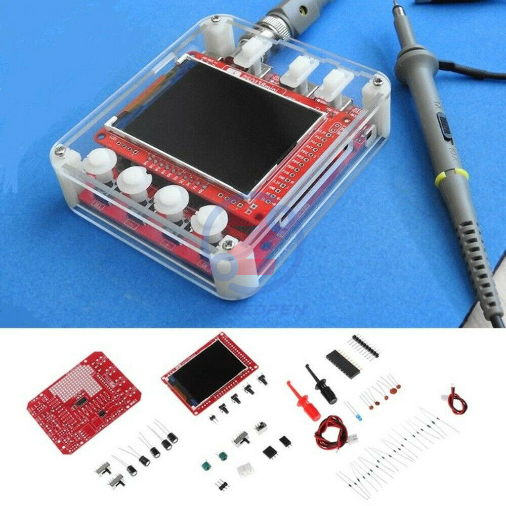 Digital Dso Mini Oscilloscope Learning Pocket Khz Diy Kit Assembled Case Ebay