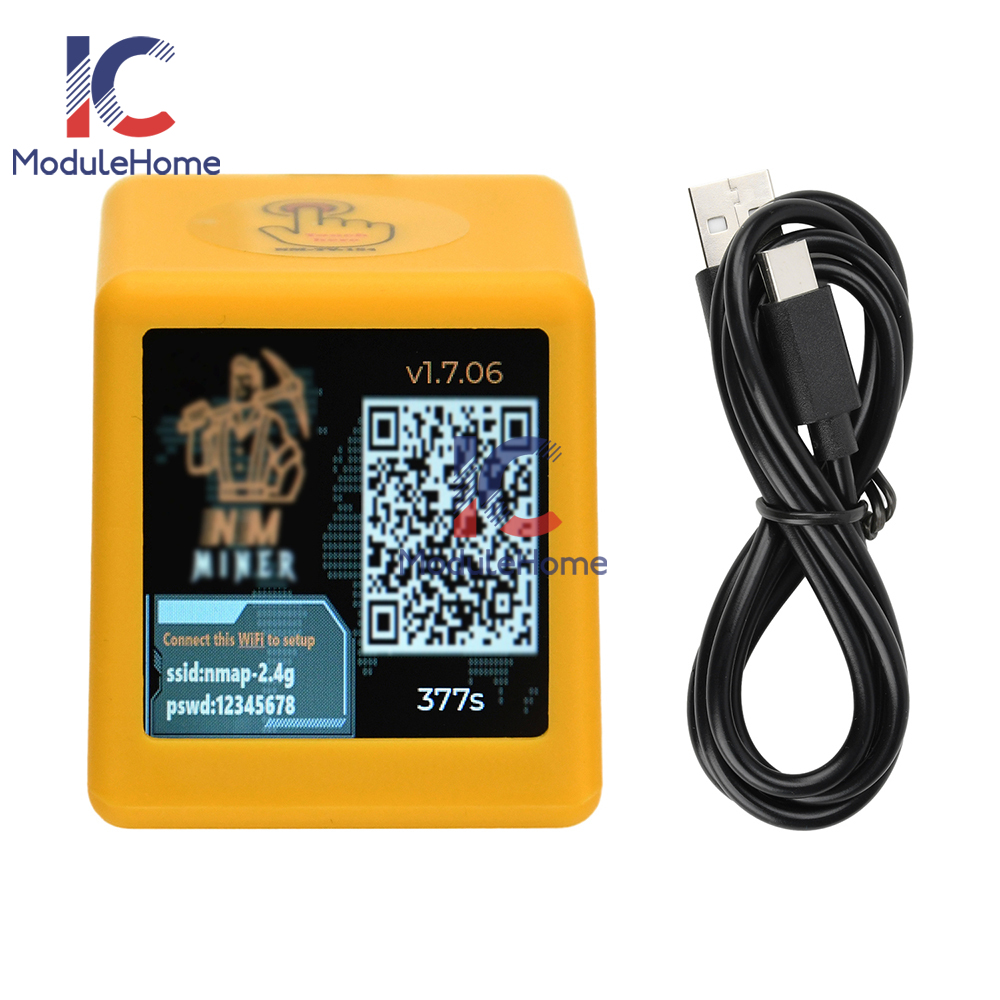 ESP32 BTC SOLO Lottery Miner 1060KH/s Fast Wi-Fi & Bluetooth Development  Board | eBay