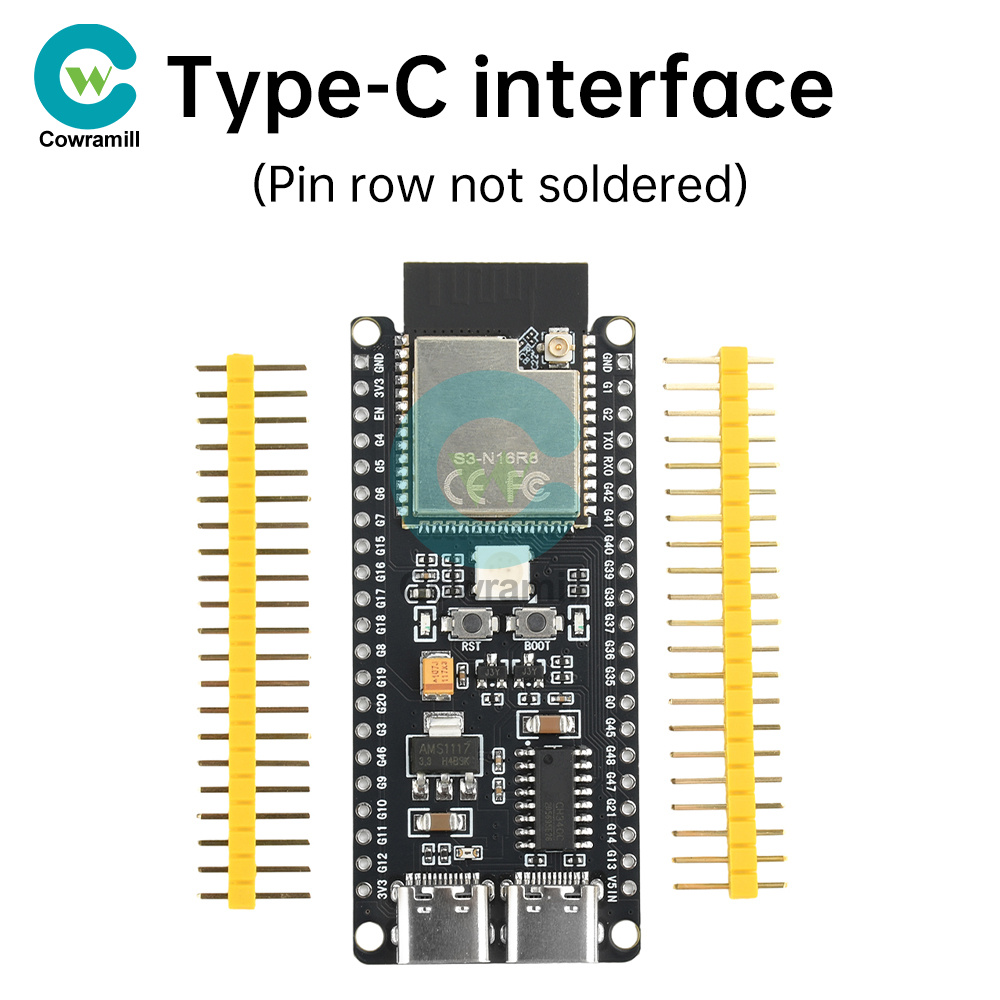 ESP32-S3-N16R8 WiFi Bluetooth Development Board 32-bit LX7 Core