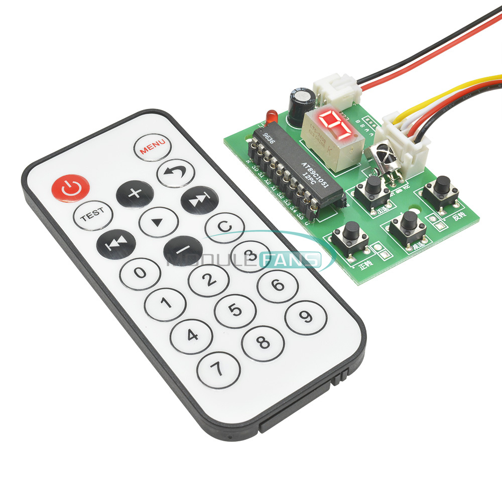 Stepper Motor Driver Controller Board Speed Adjustable with Remote Control RC