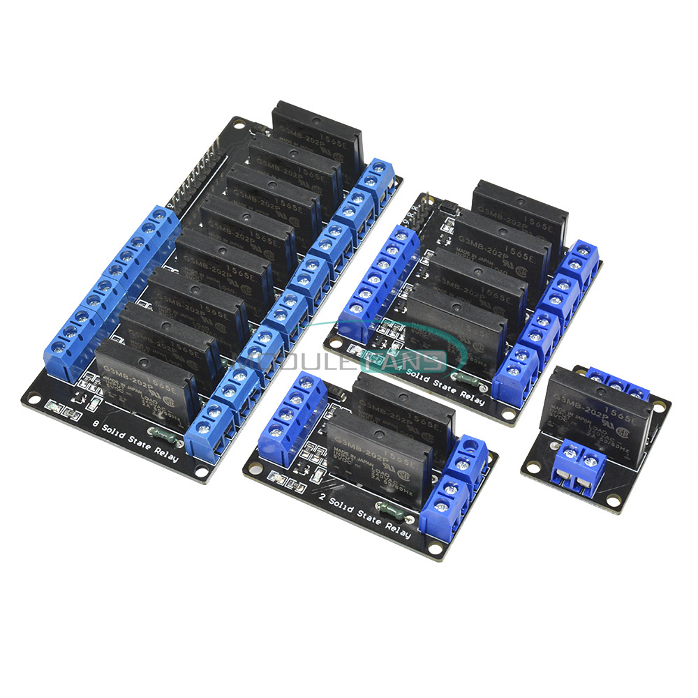 1//2//4 Channel 5v OMRON SSR G3MB-202P Solid State Relay Module For Arduino T