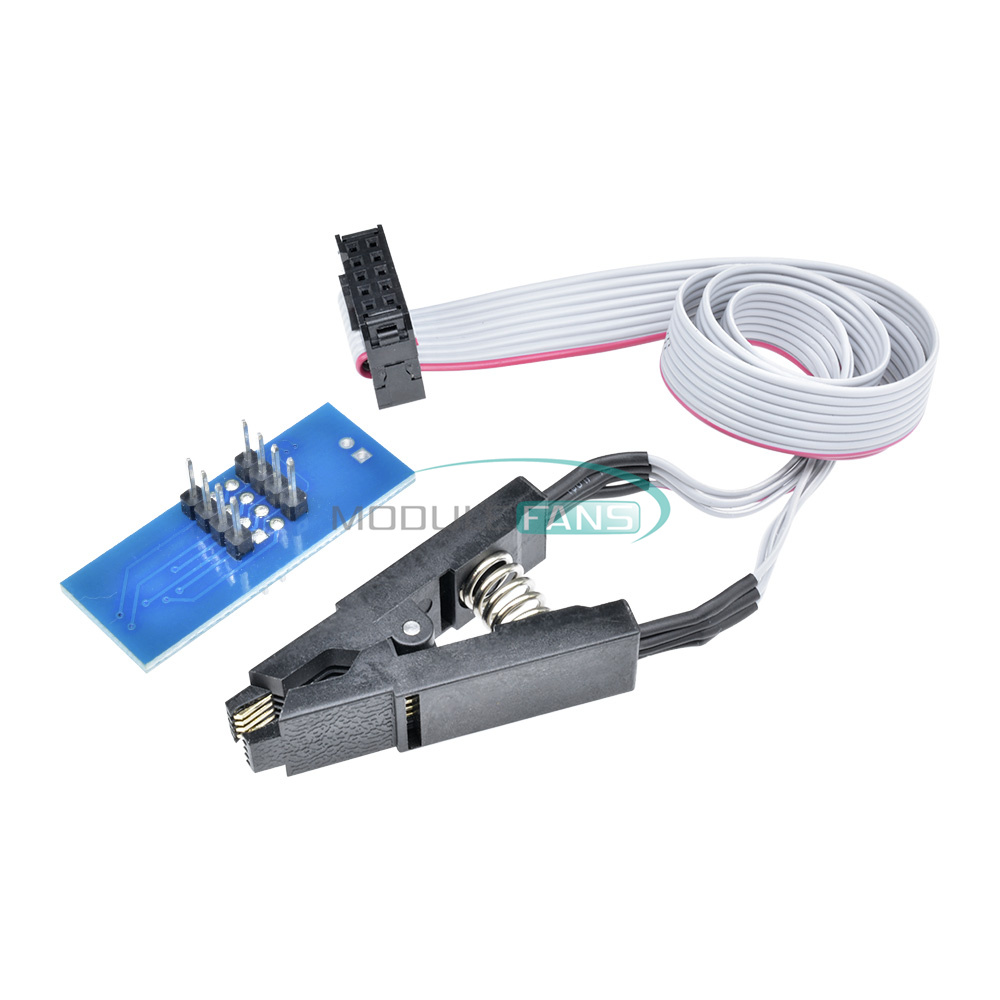 Soic8 Sop8 Flash Chip Ic Test Clips Socket Adpter Bios 24 25 93 Soic8 Sop8 Flash Chip Ic Test Clips Socket Adpter Bios 24 25 93