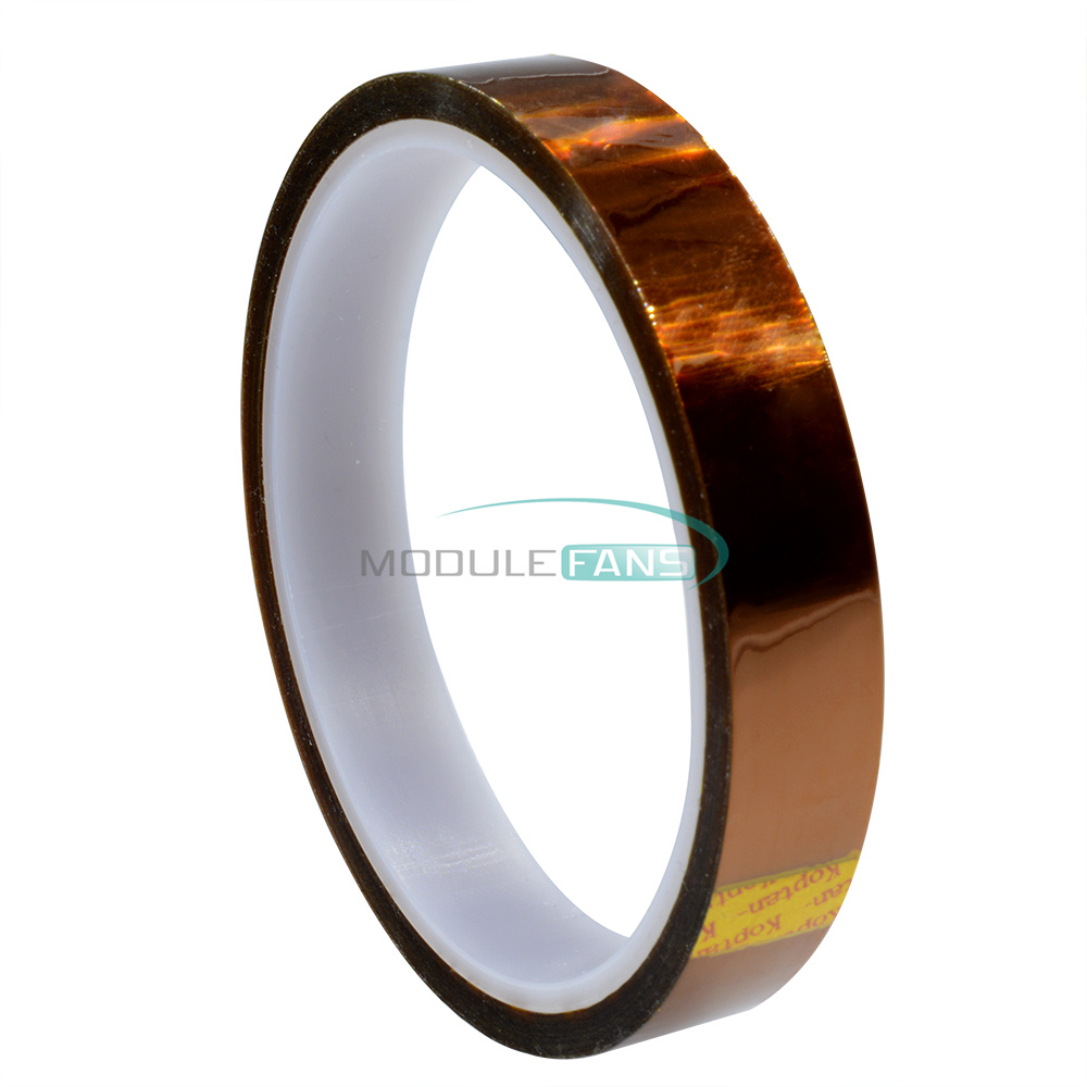 15mm 1.5cm 33m 100ft Tape High Temperature Heat Resistant Polyimide