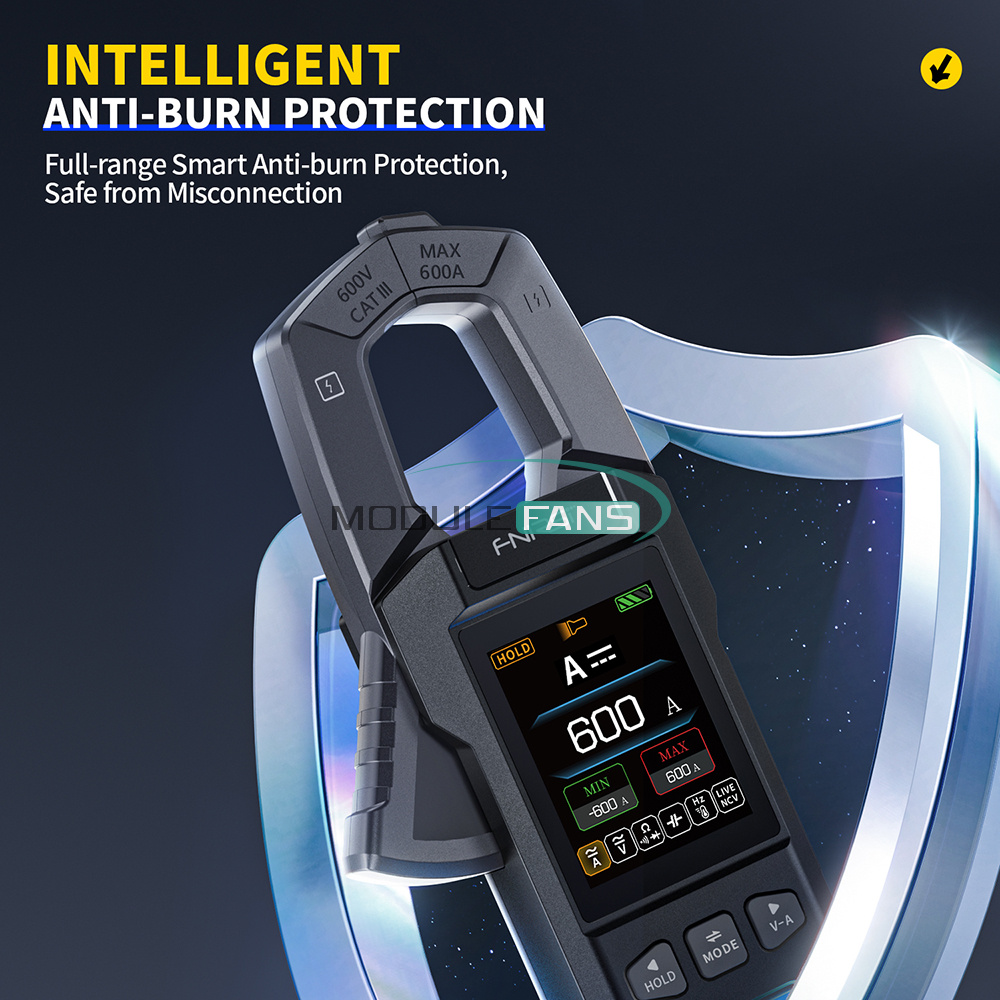 DMC-100 Digital Clamp Meter - AC/DC Current Voltage Tester - View #9