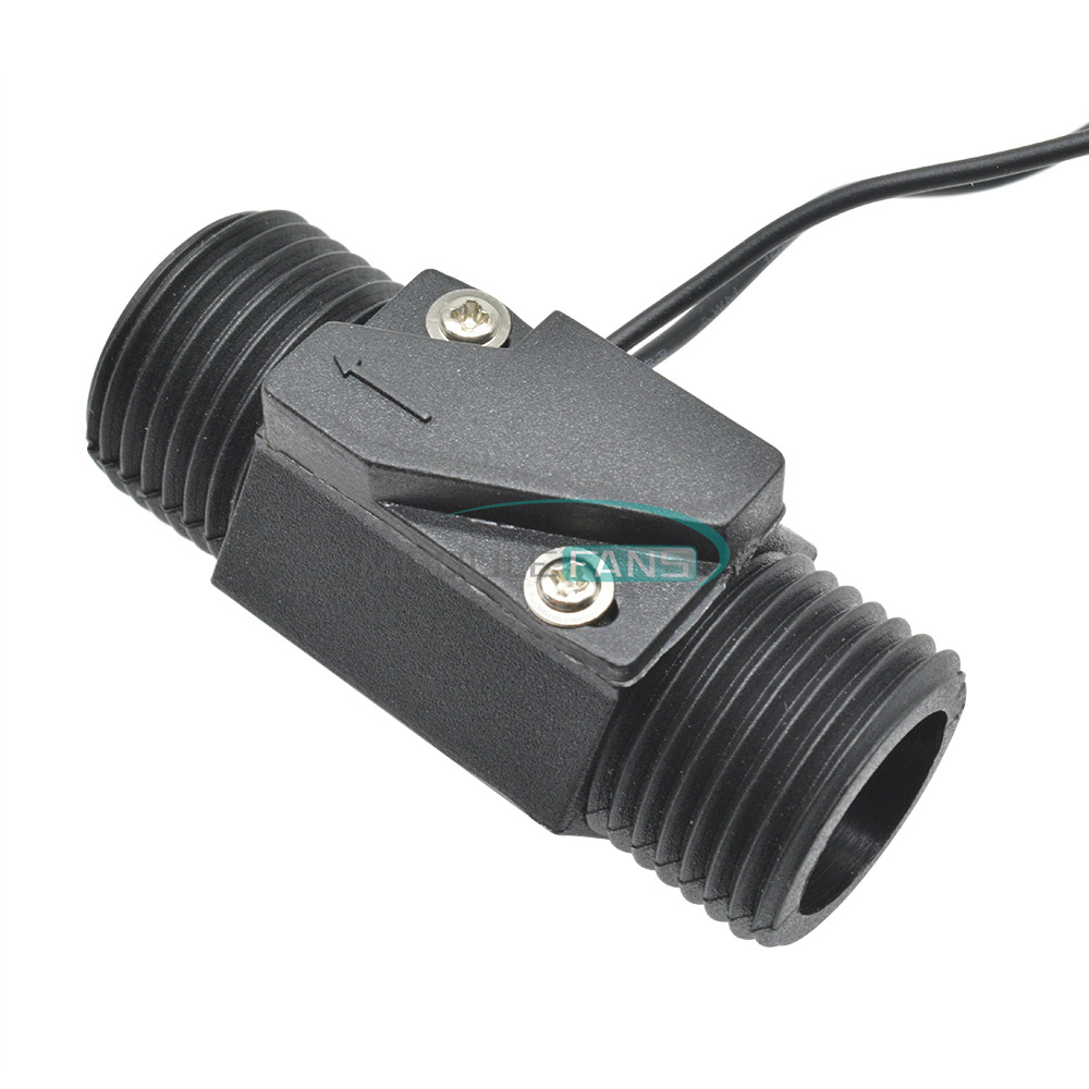 AC 220V 3A 22mm Plastic Vertical Horizontal Magnetic Water Flow Switch w//Sensor