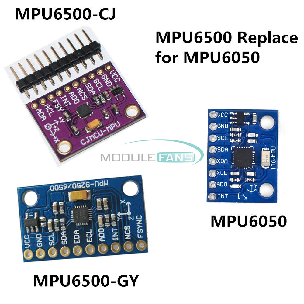 Produktbild von MPU6500 6-Achsen Gyro-Beschleunigungssensor – Modul GY-6500 – Ersatz Für MPU6050, 3,3V
