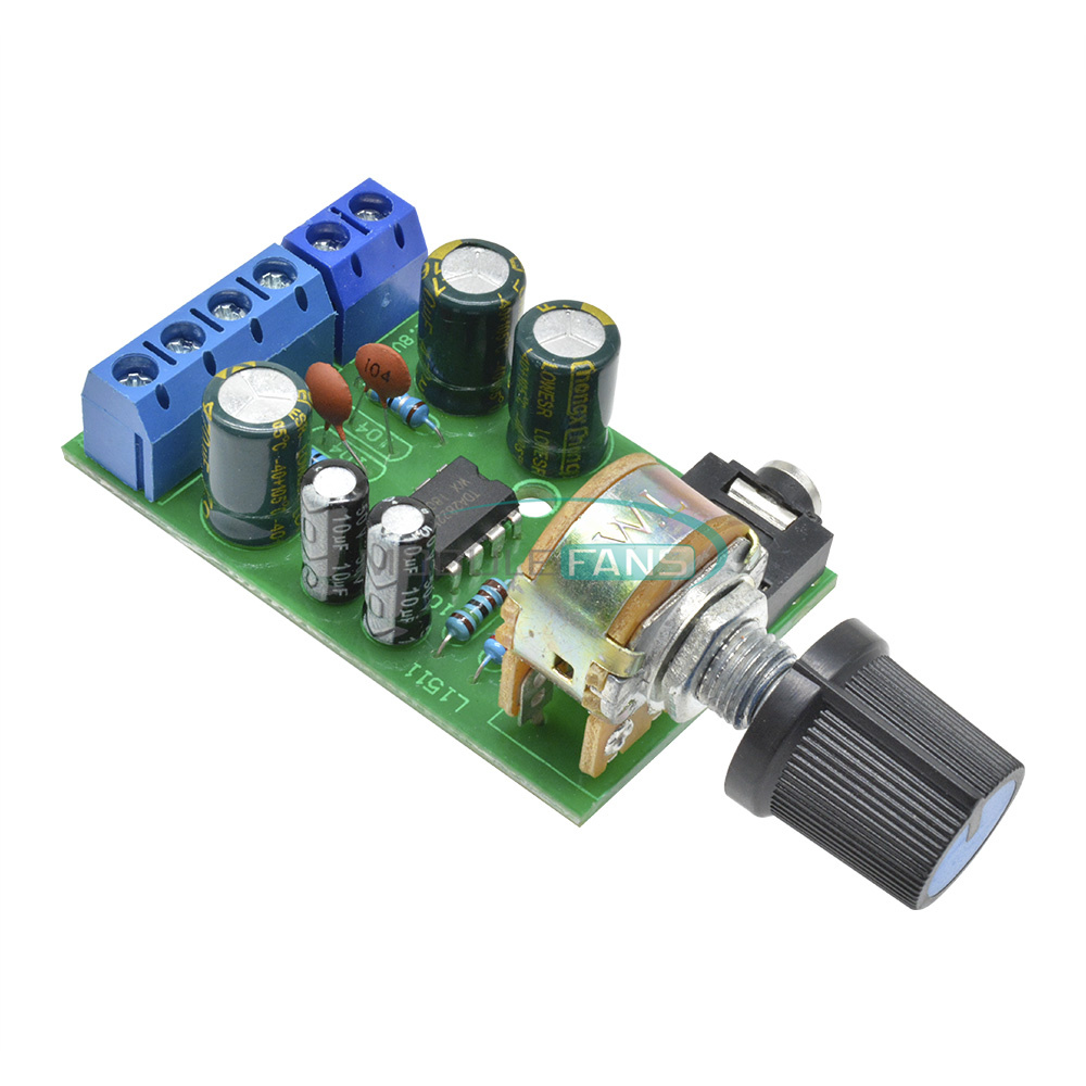 DC1.8-12V TDA2822M Amplifier 2.0 Channel Stereo 3.5mm Audio Board Module