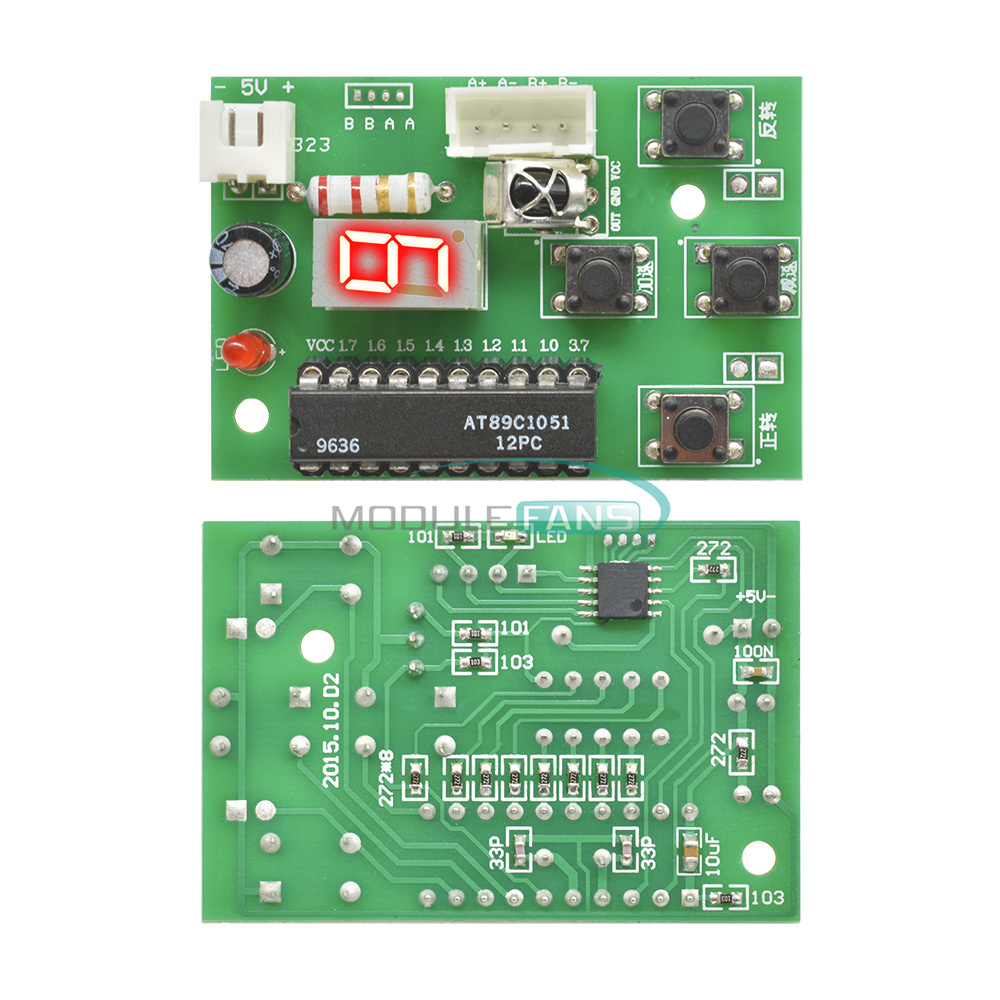 Stepper Motor Driver Controller Board Speed Adjustable with Remote Control RC