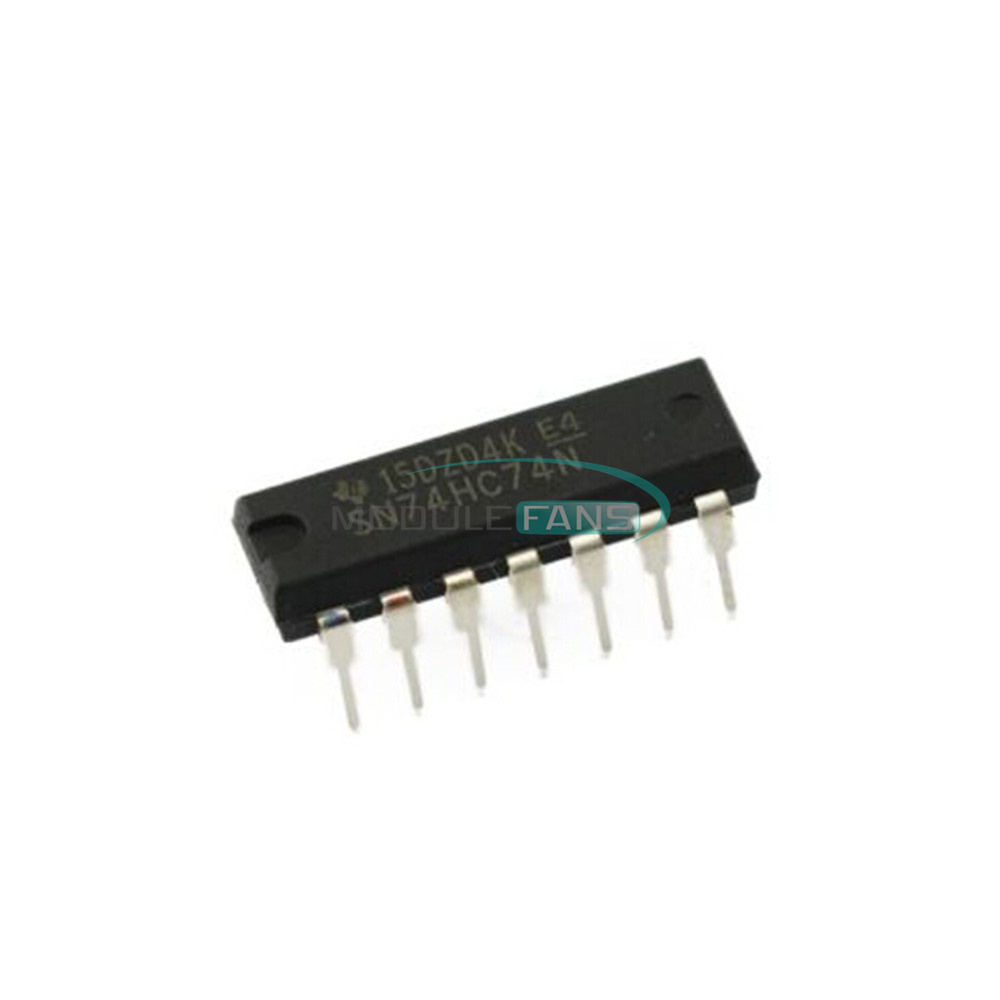 10PCS TI SN74HC74N DIP-14 74HC74 Integrated Circuit IC 