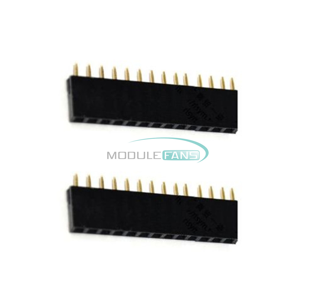 10PCS Single Row 1x14 Pin 14 Pin Female PCB Socket Header 2.54mm