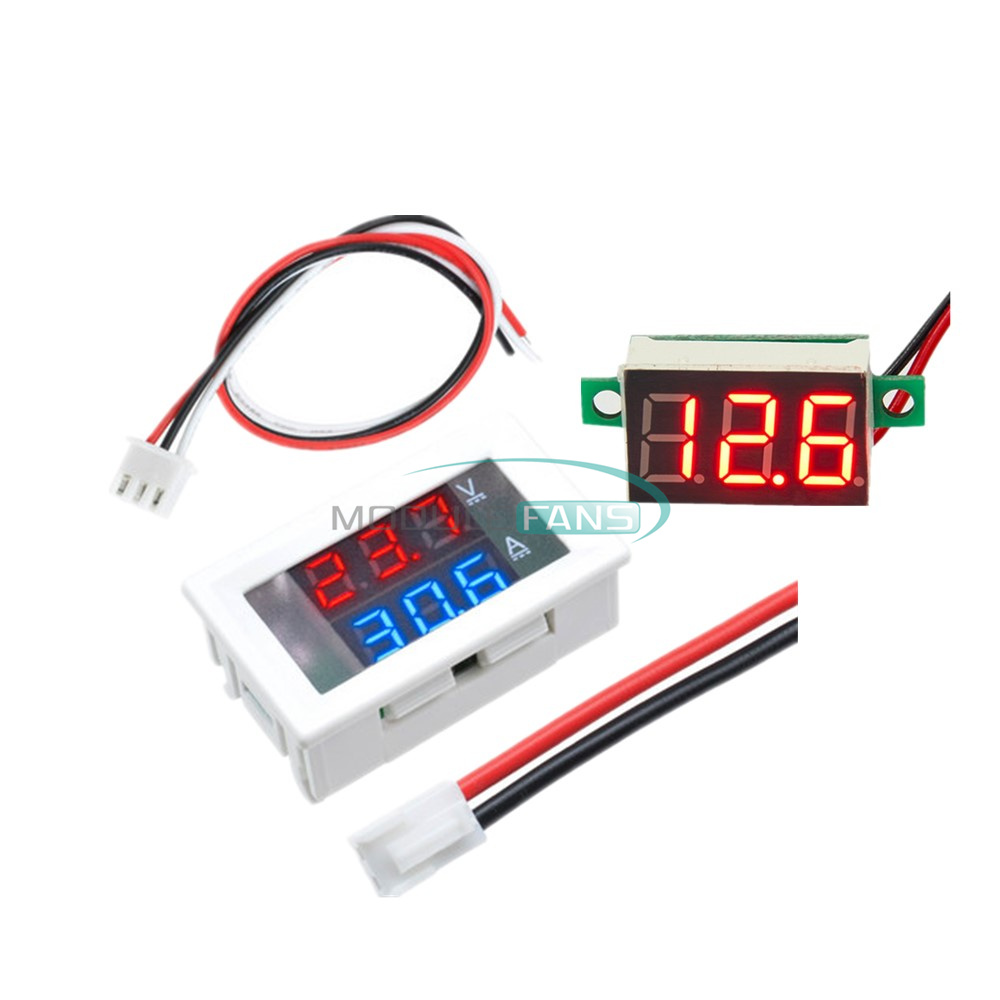 Business Industrial Dc 100v 10a 4v 30v Red Led Voltage Panel Voltmeter Ammeter Volt Amp Gauge Meter Other Test Meters Detectors