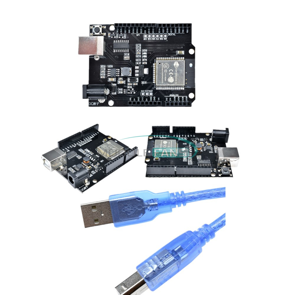 ESP32 WiFi Bluetooth 4MB Flash UNO D1 R32 Module CH340 USB-B Board w