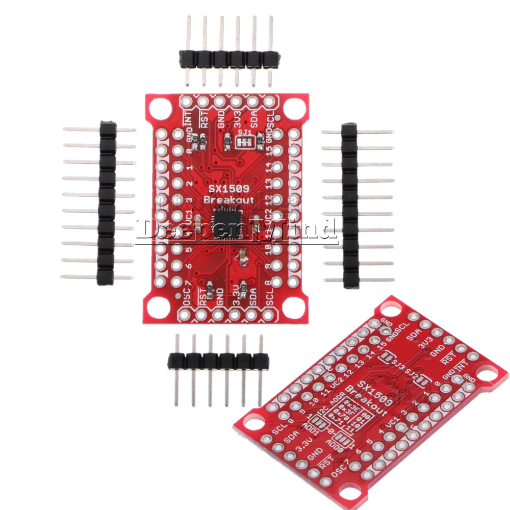 Red SX1509 16 CH I//O Output Module LED Driver Keyboard GPIO DIY for Arduino