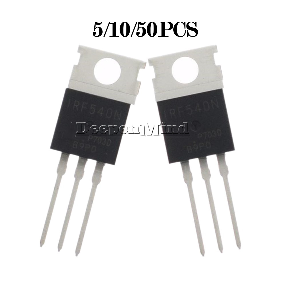 5/10/50PCS IC IRF540 IRF540N TO-220 N-Channel Power 33A 100V MOSFET ...