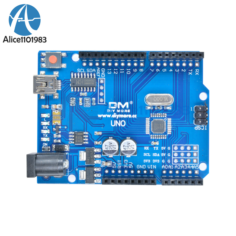 ATmega328P USB CH340 CH340G UNO R3 Replace ATmega16U2 Compatible For Arduino