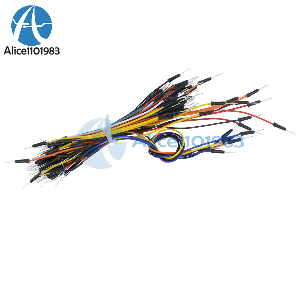 1//2//5//10PCS 65pcs Male to Male Flexible Solderless Breadboard Jumper Cable Wires