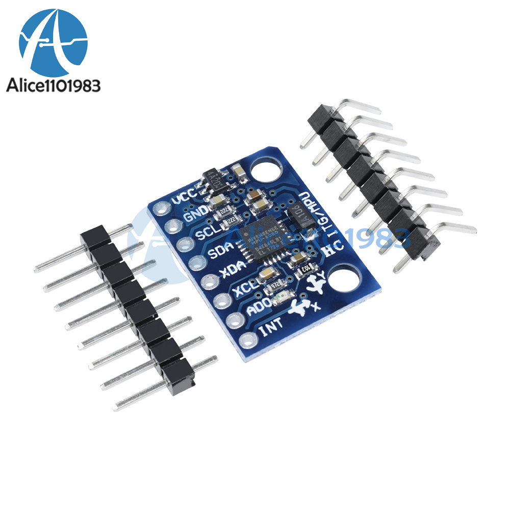 2PCS MPU-6050 Module 3 Axis Gyroscope+Accelerometer Module For Arduino MPU 6050
