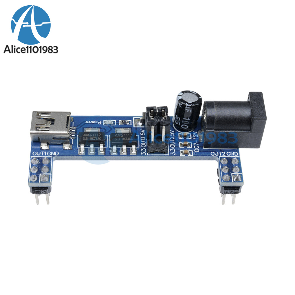 NEW MB102 Breadboard Power Supply Module 3.3V 5V F Solderless Arduino