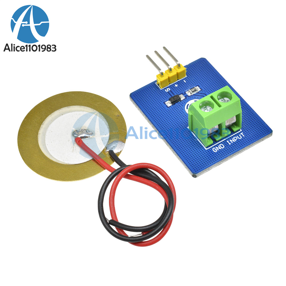 Analog Piezoelectricity Ceramic Piezo Vibration Sensor DIY for Arduino