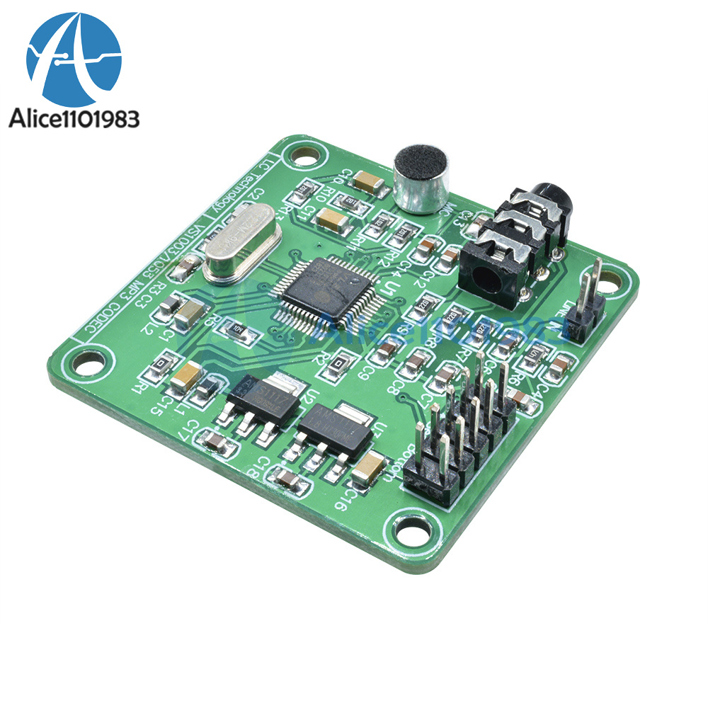 thumbnail image 2 of VS1053B MP3 Music Shield Module With TF Card Slot - Compatible With Arduino UNO R3 2 of 12