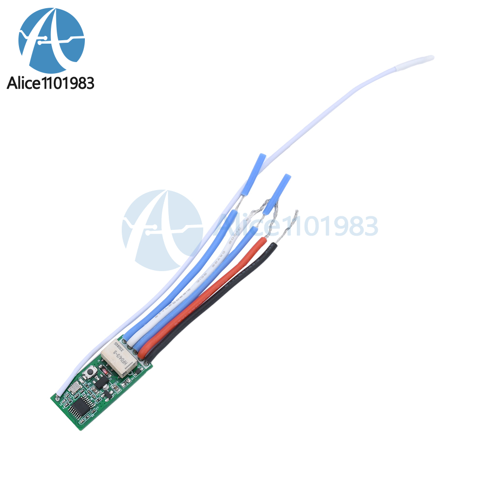 433Mhz DC3V-18V Mini Wireless RF Remote Control Switch LED Lamp Controller DIY