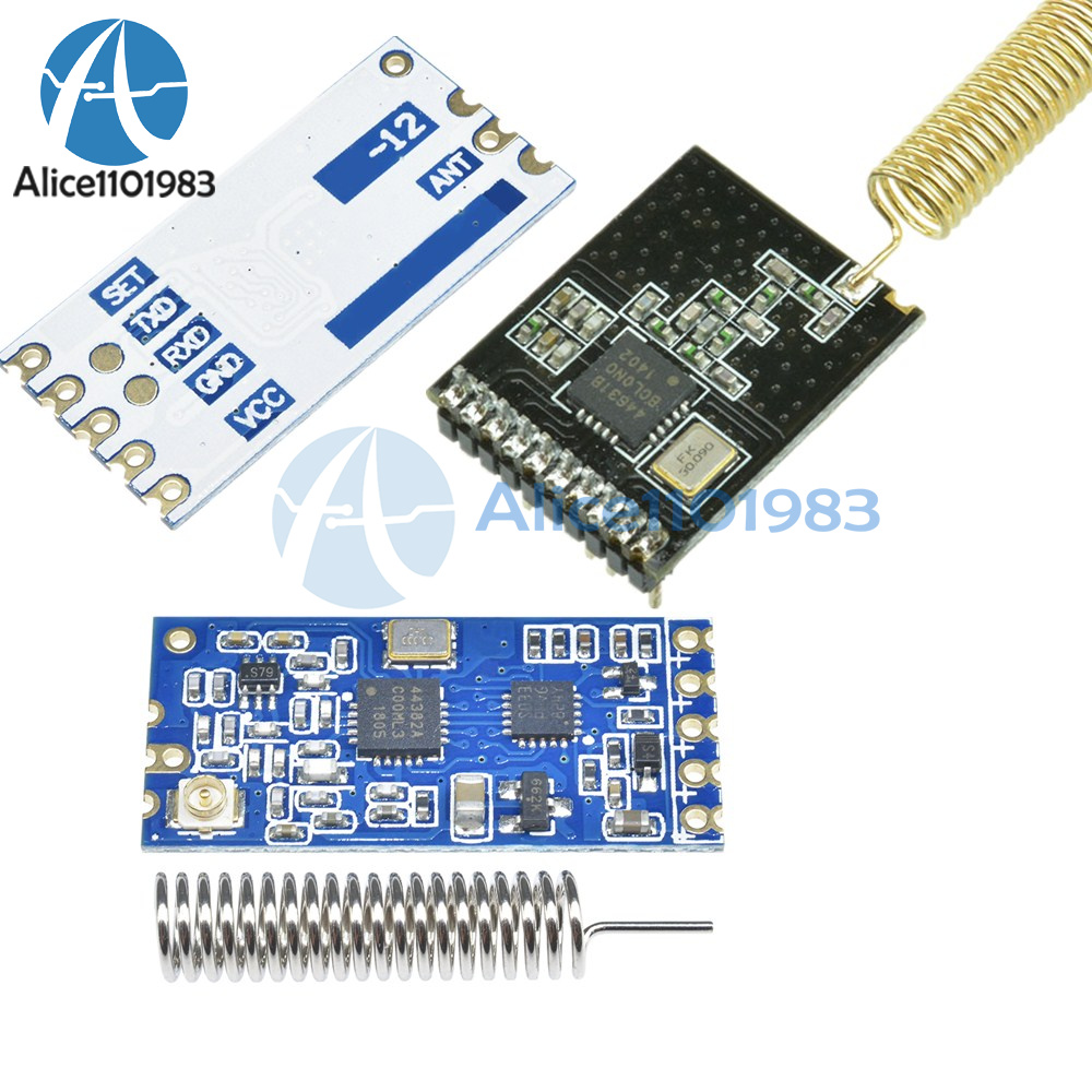 HC12 SI4463 Wireless Serial Module 1000M With Antenna - Agarwal Electronics