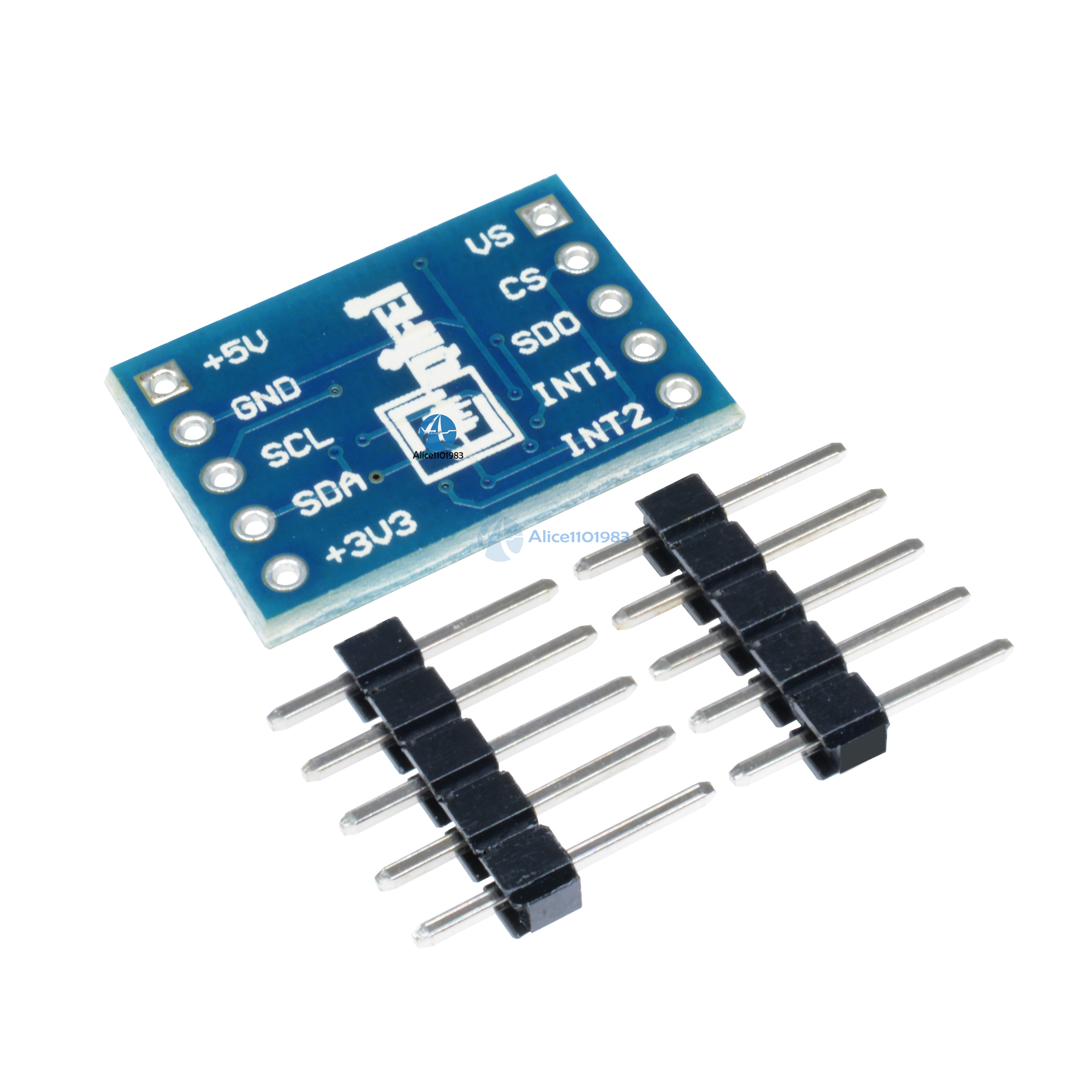 5PCS Digital ADXL345 3-Axis AVR Acceleration of Gravity Tilt Module For Arduino