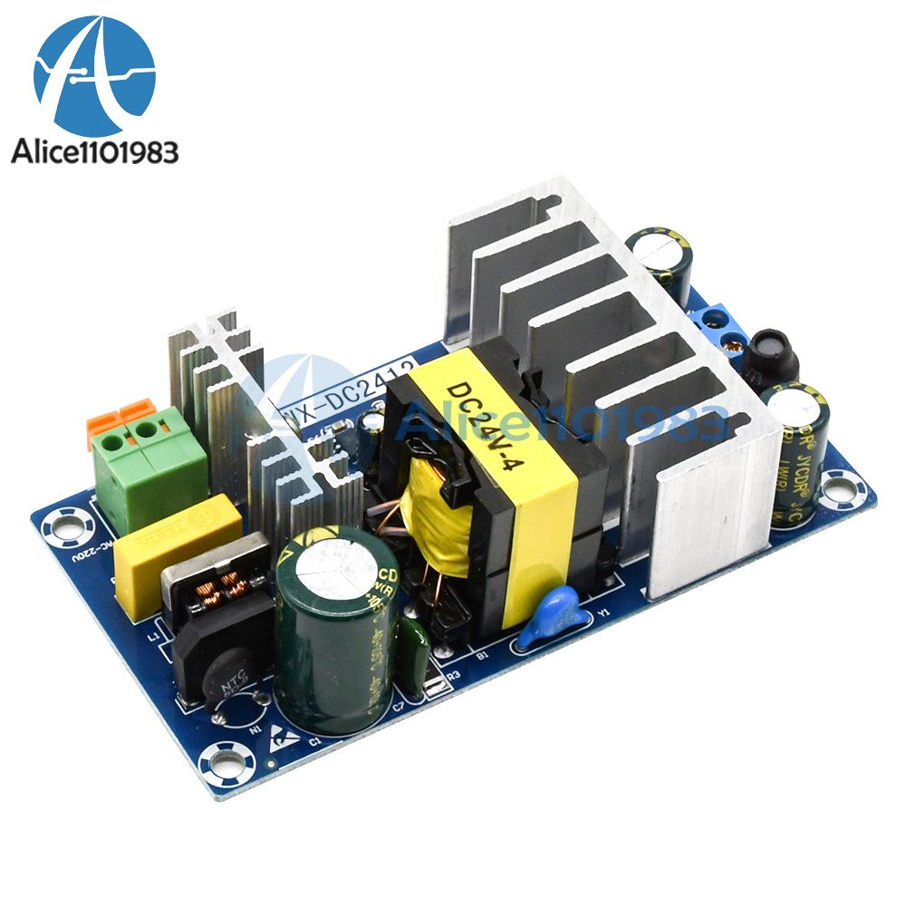 Ac 85 265v To Dc 24v 4a 6a Switching Power Supply Board Power Supply 100w Module Business Industrial Sunbay Power Supplies