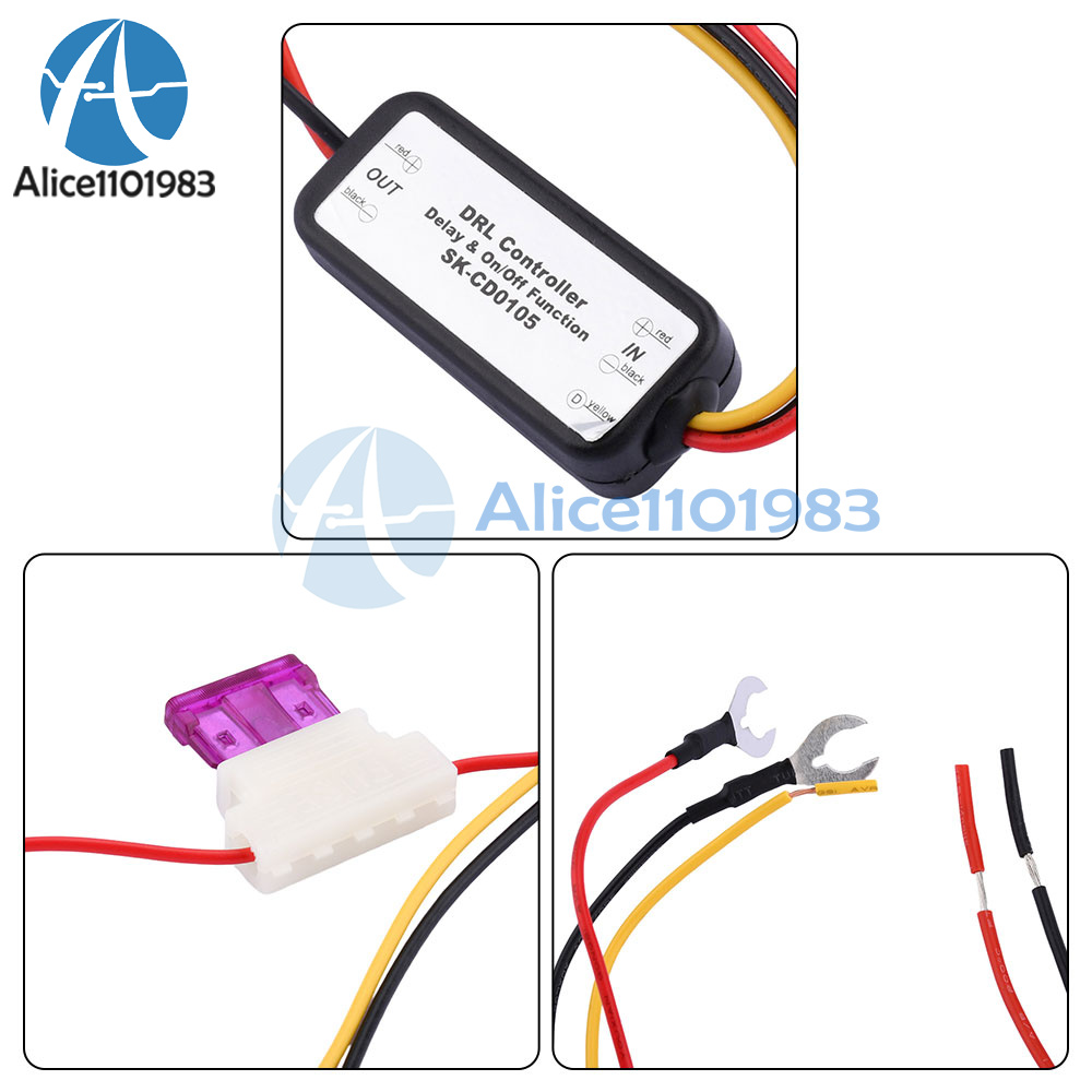 DRL LED Daytime Running Light Automatic On/Off Harness
