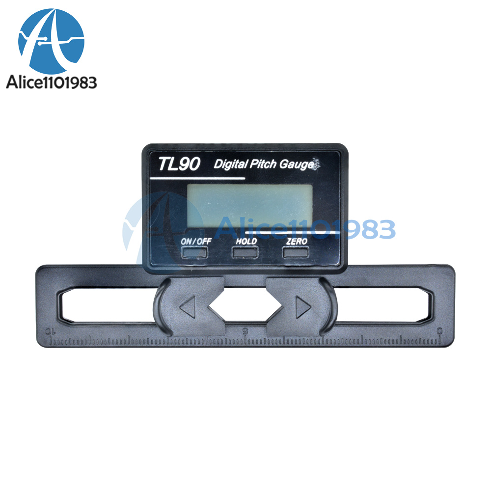 digital pitch gauge rc helicopter