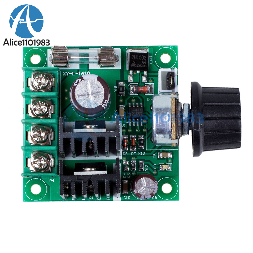 12V~40V 10A PWM DC Motor Speed Control Switch Controller Volt Regulator Dimmer