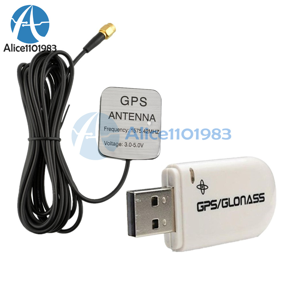 VK172 USB Receiver GPS Smart 28dB Antenna Gmouse/Glonass Windows PC