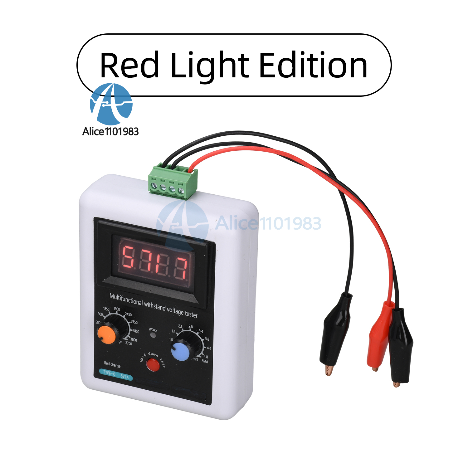 Multifunction Transistor Tester MOSFET IGBT Diode LED Meter Regulated 0-3700V