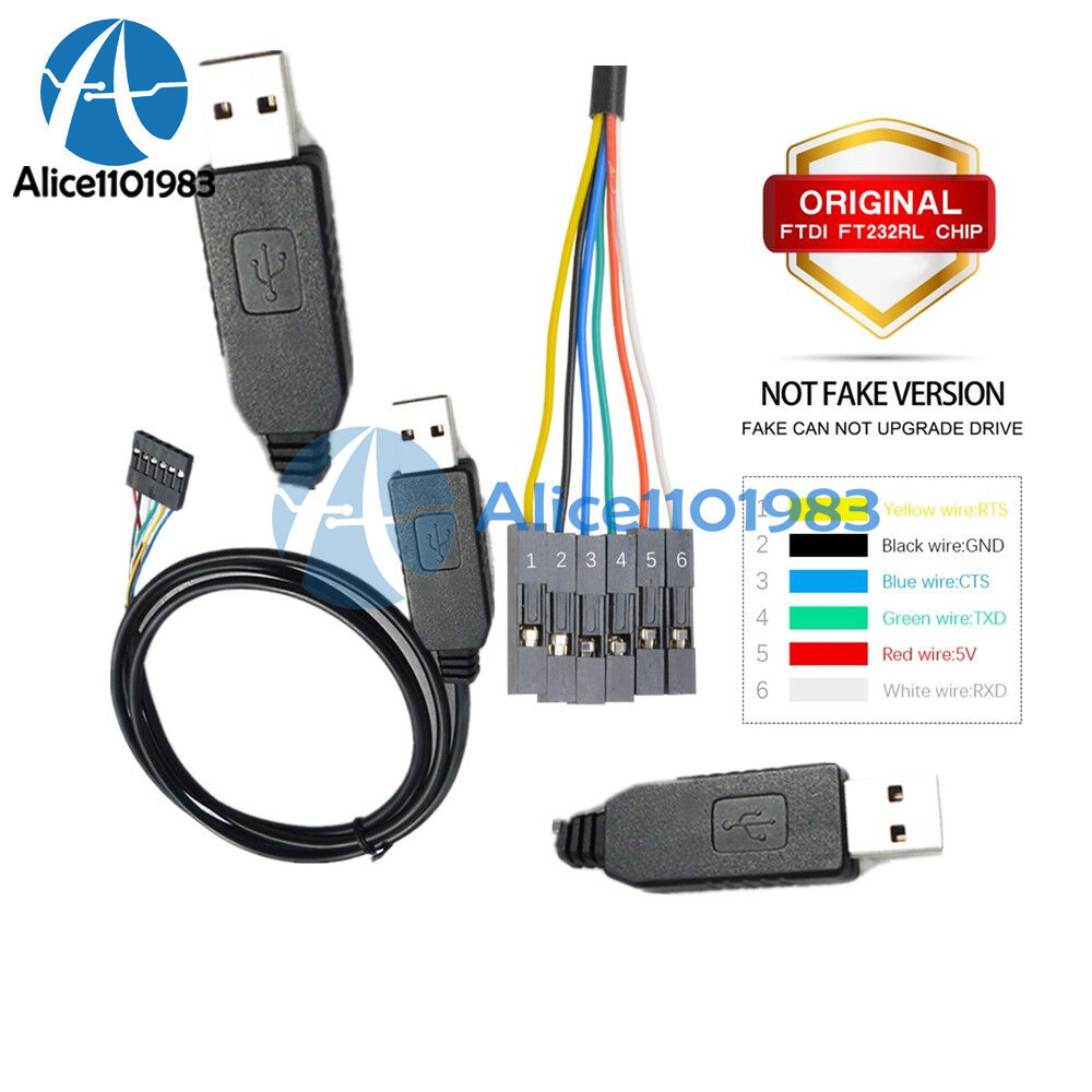 Amazon.co.jp: FT232RL USBからJ5 A 6ピンRJ-12 RJ-11コネクタ