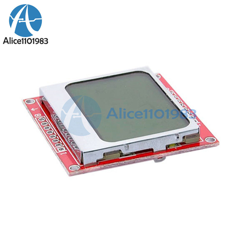 84x48 Nokia LCD Module Blue Backlight Adapter PCB Nokia 5110 LCD For B FD