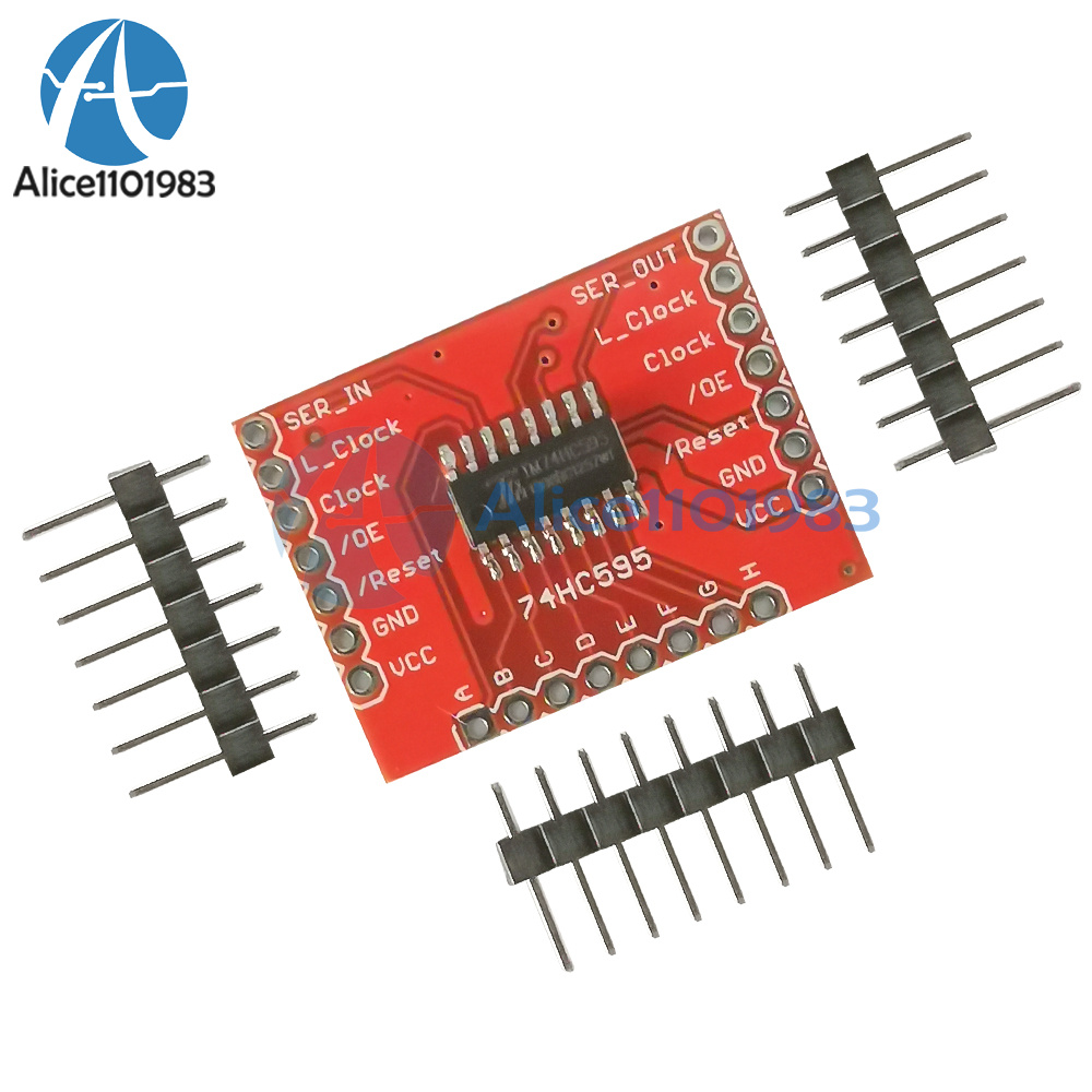 74HC595 Buffer Breakout - SIPO Serial-In/Parrallel-Out - Foto 2