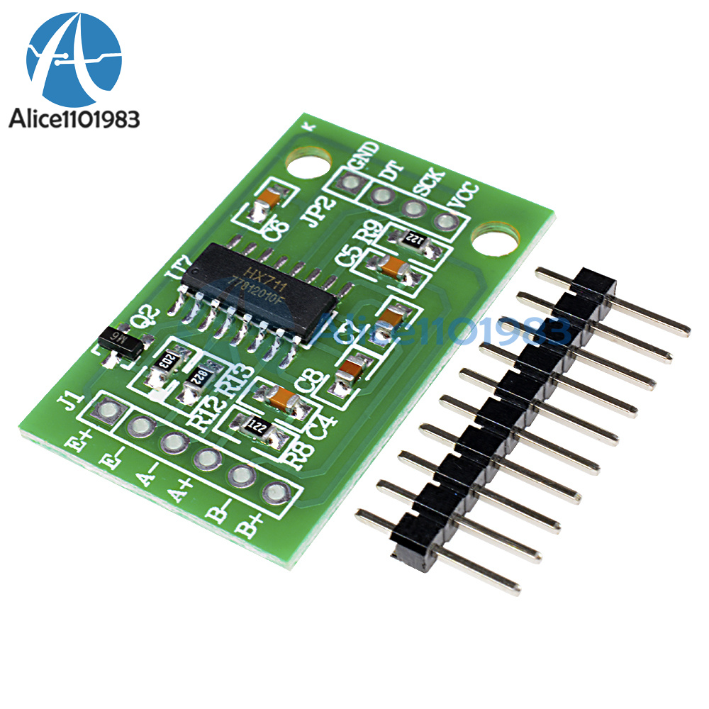 24 Bit HX711 Dual Channel Precision A/D Module+Weighing Load Cell ...