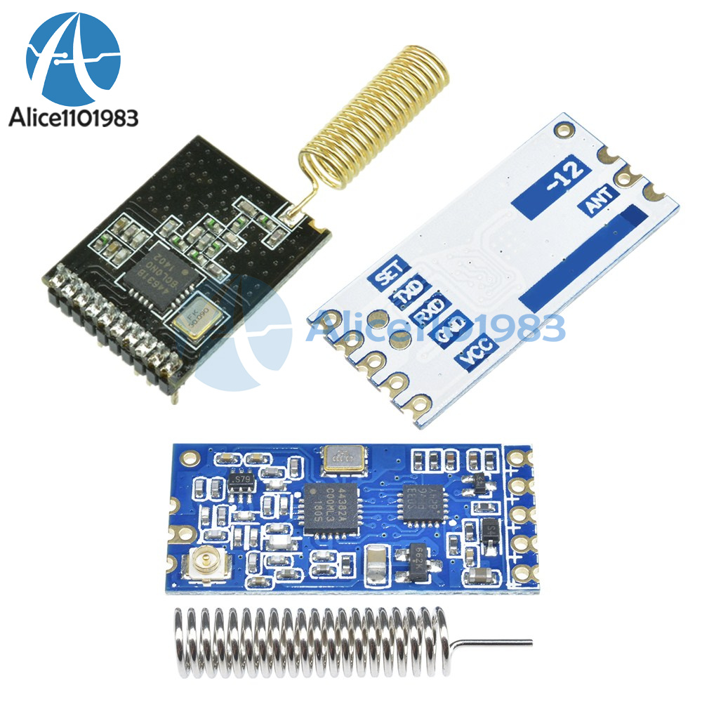 Module Sans Fil Série HC-12 433Mhz - Portée 1000m - Remplace Bluetooth