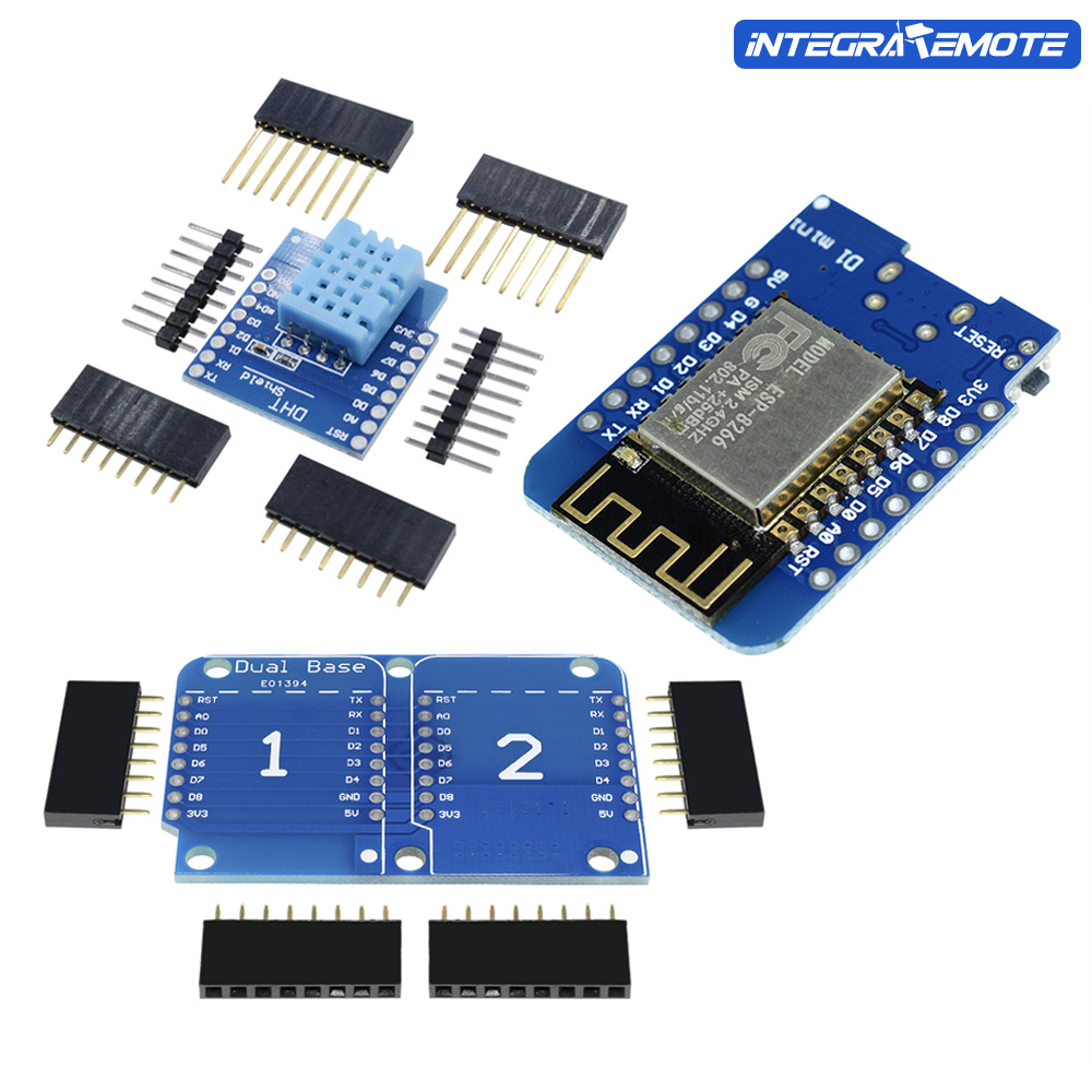 Wemos D1 Esp8266 Esp 12 Nodemcu Lua Dual Base Dht11 Wifi Development 8317